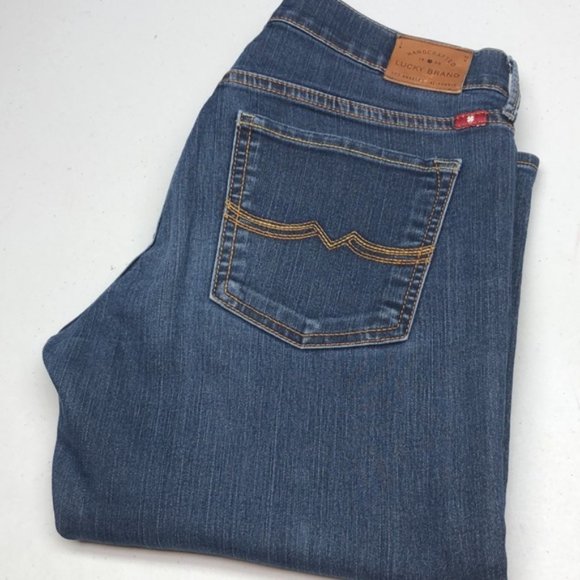 HANDCRAFTED LUCKY BRAND SWEET N STRAIGHT JEANS 2/26x29 🍀 - Picture 1 of 13